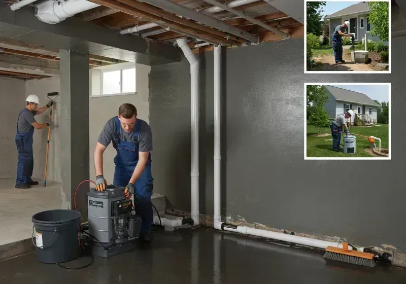 Basement Waterproofing and Flood Prevention process in Bull Valley, IL